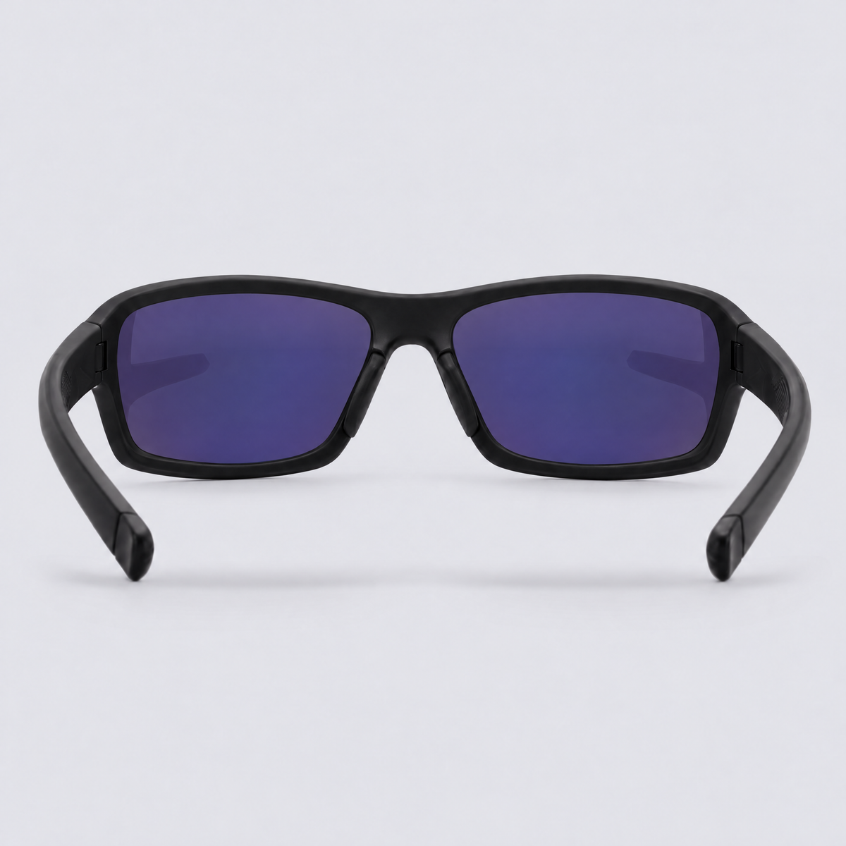 Crossway Matte Black Polarized Green Mirror – back view