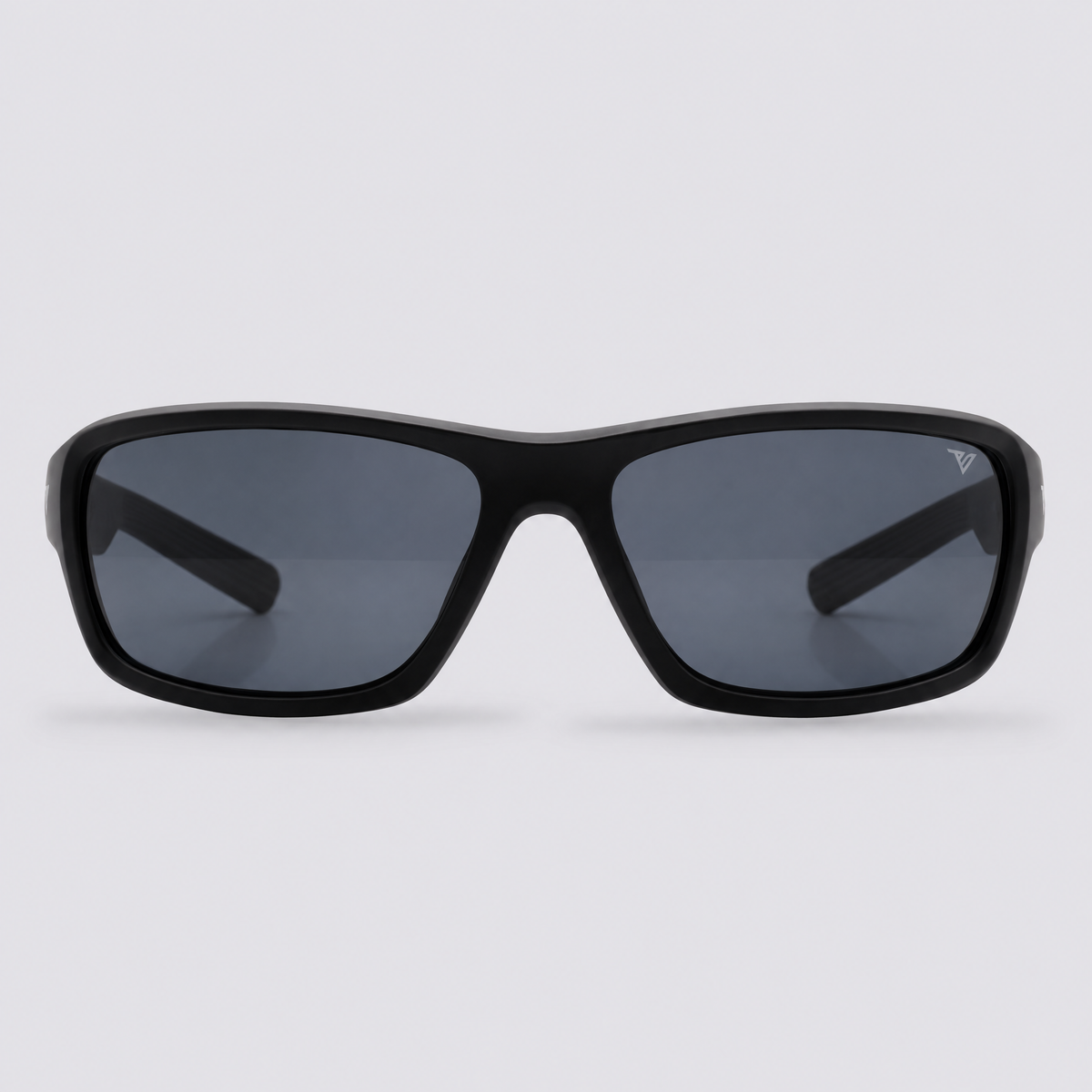 Crossway Matte Black Polarized Smoke – front view