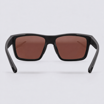Ranger Matte Black / Polarized Blue – back view