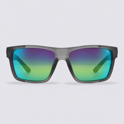Ranger Matte Crystal Dark Grey / Polarized Green – front view