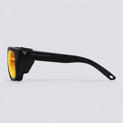 Ridgeline XL Matte Black / Polarized Red – side view