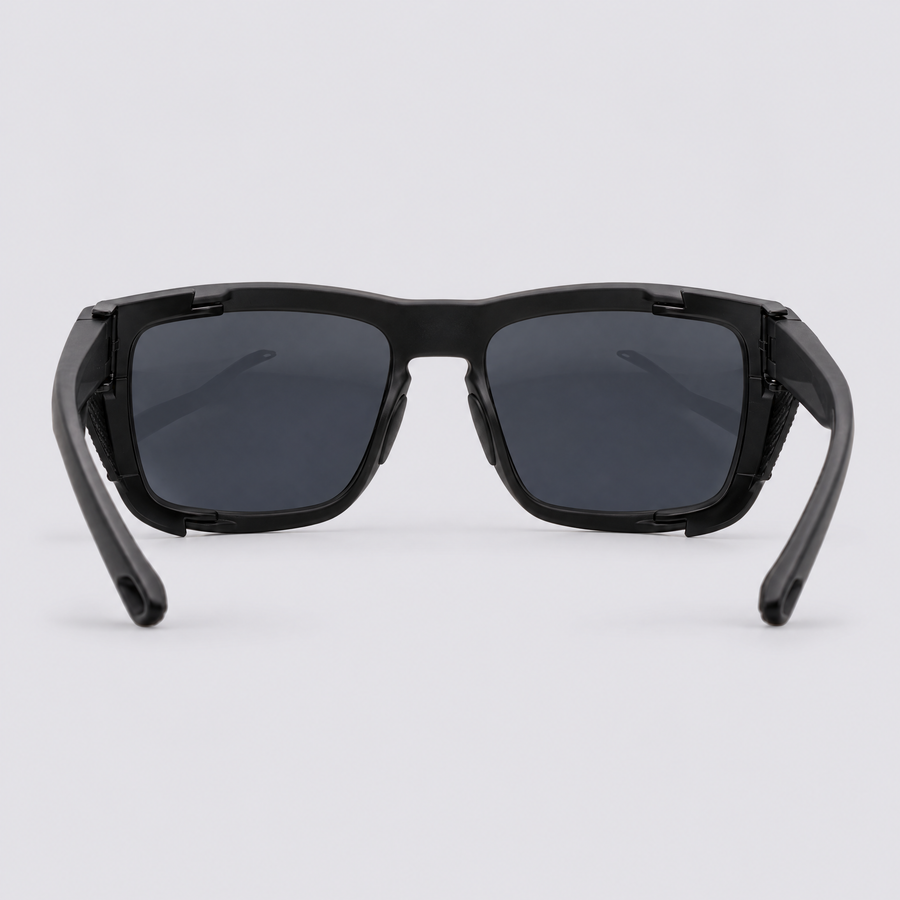 Ridgeline XL Matte Black / Polarized Smoke – back view