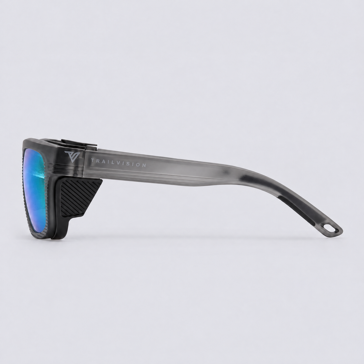 Ridgeline XL Matte Crystal Dark Grey / Polarized Green – side view