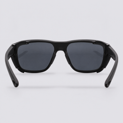 Switchback Matte Black Polarized Smoke – back view
