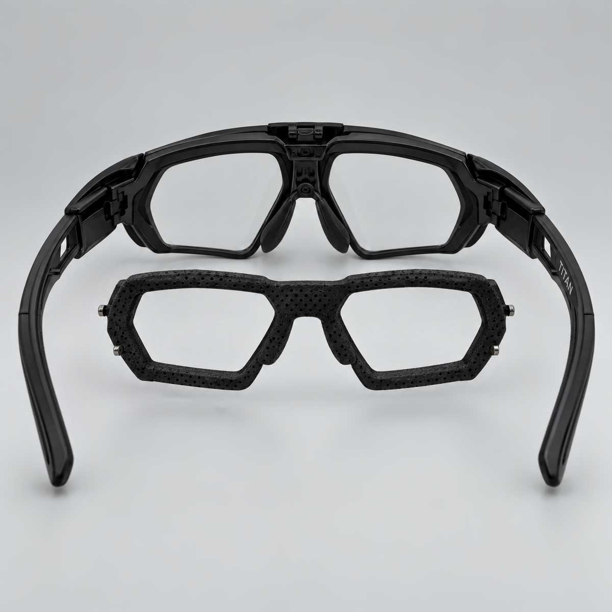 Titan perforated black foam gasket