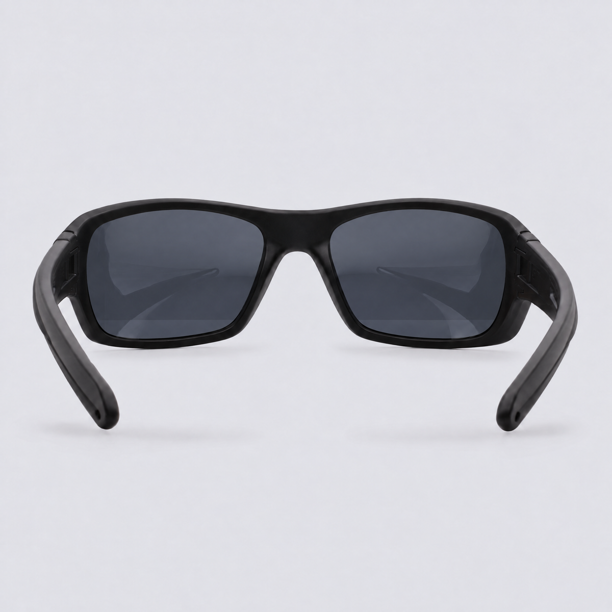 Vanguard XL Matte Black / Polarized Smoke – back view