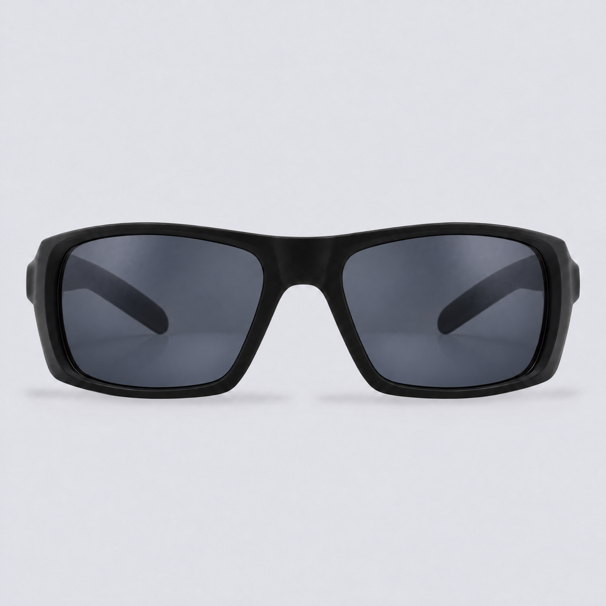 Vanguard XL Matte Black / Polarized Smoke – front view
