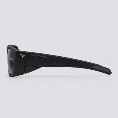 Vanguard XL Matte Black / Polarized Smoke – side view